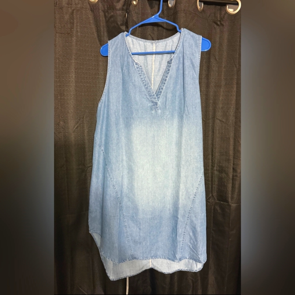 Denim Sleeveless Top